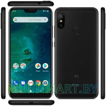 Смартфон Xiaomi Mi A2 Lite 3GB/32GB (черный) картинка 2